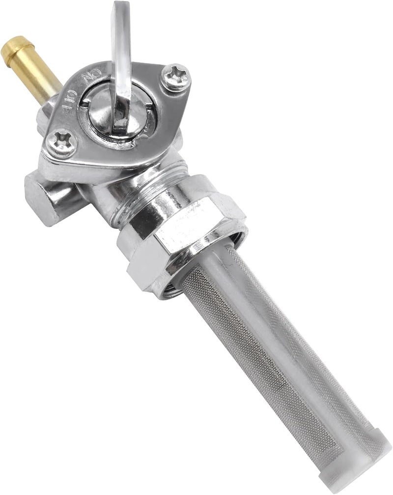 OXCANO Gas Tank Fuel Petcock Valve Compatible With Dyna Electra Glide Fatboy Heritage Softail Springer Heritage Springer Low Rider Road King Sportster 1200 883 Tour Glide 22MM Shut Off Petcock Valve - Image 1